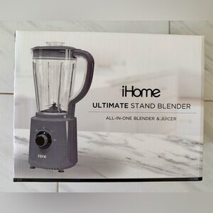 iHome Ultimate Stand Blender in Gray - All-in-One Blender & Juicer - Brand New